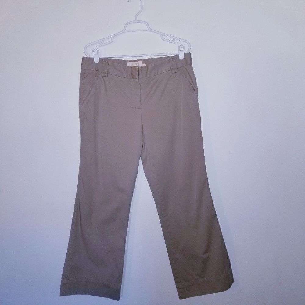 J. Crew 12 s tan wide leg. ^